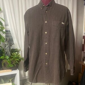 Vtg Woolrich Thick Cotton Shirt Mens Size Large